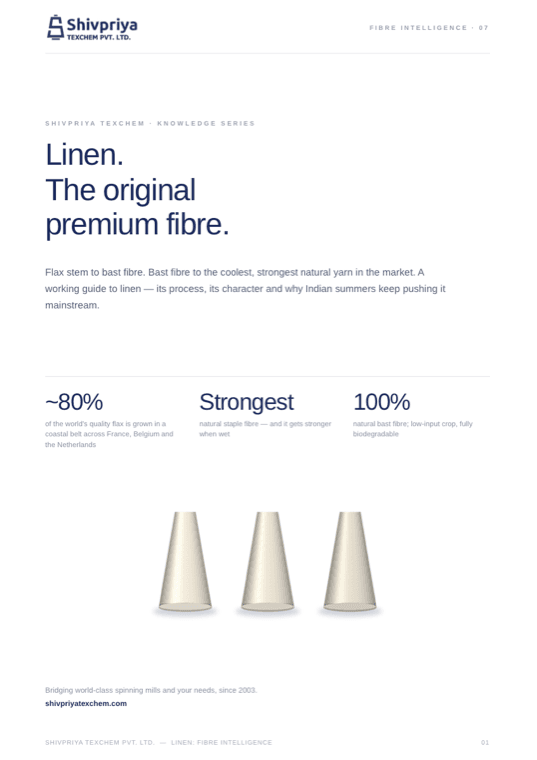 Linen — Fibre Intelligence 07 cover