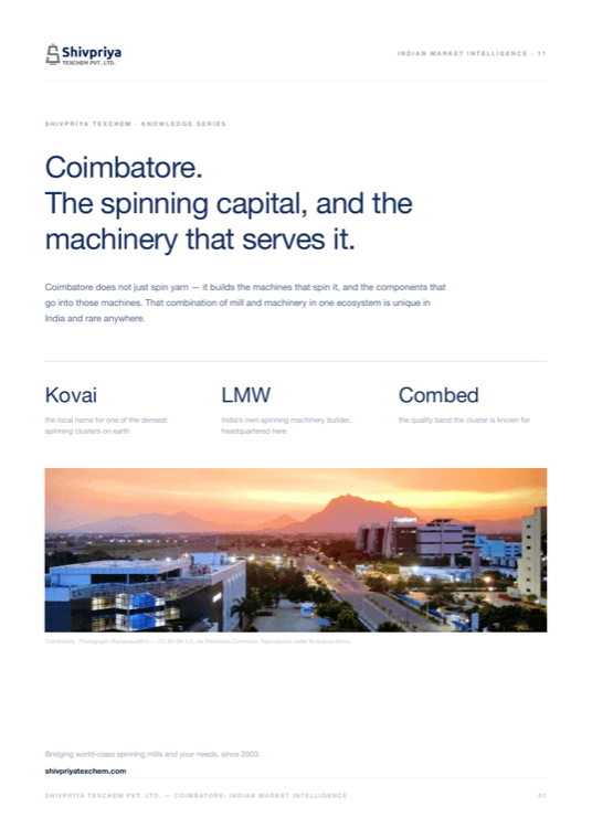 Coimbatore — Indian Market Intelligence 11 cover
