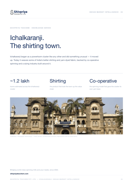 Ichalkaranji — Indian Market Intelligence 05 cover
