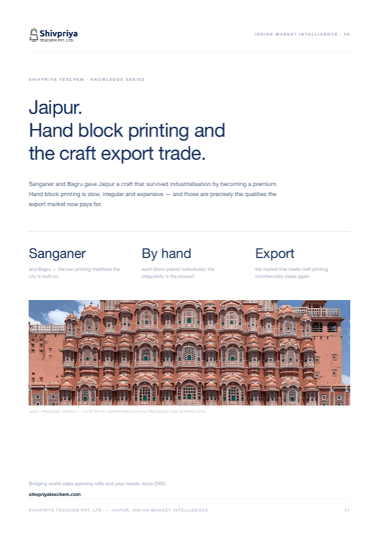 Jaipur — Indian Market Intelligence 09 cover