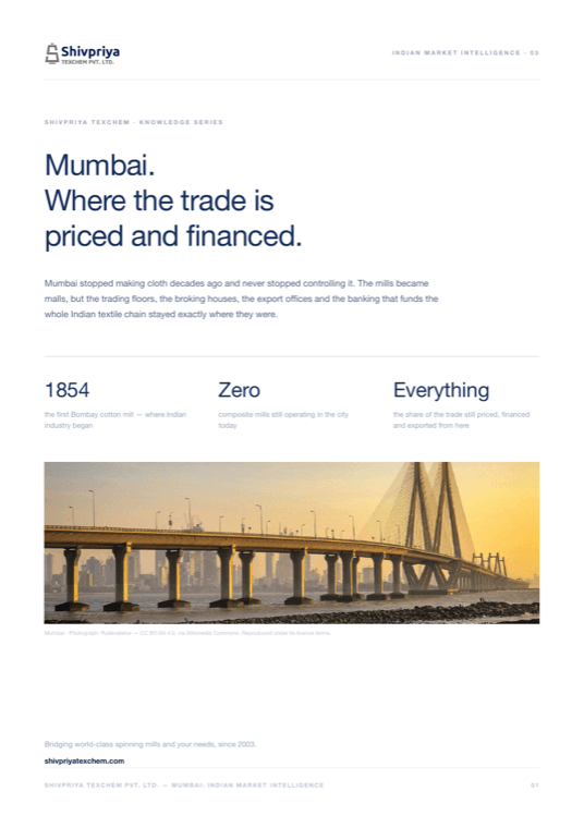 Mumbai — Indian Market Intelligence 03 cover