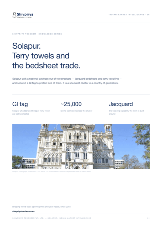 Solapur — Indian Market Intelligence 06 cover