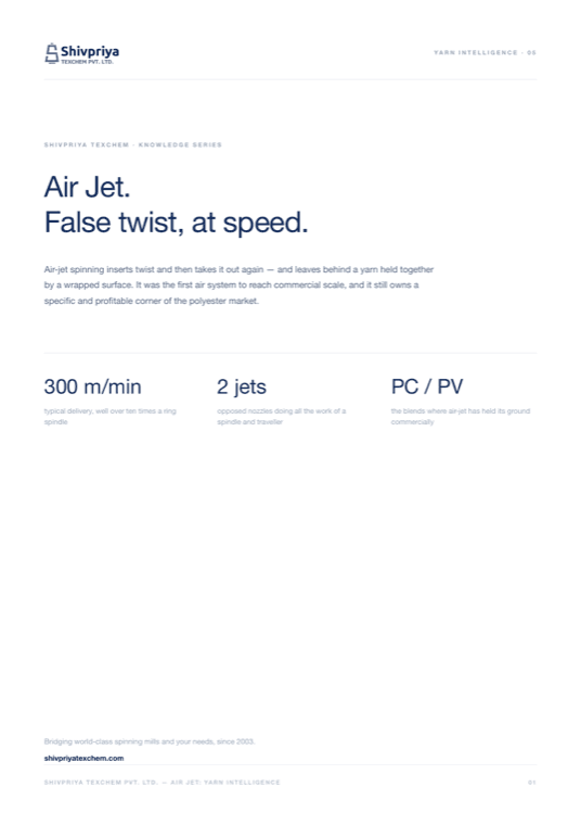 Air Jet — Yarn Intelligence 05 cover