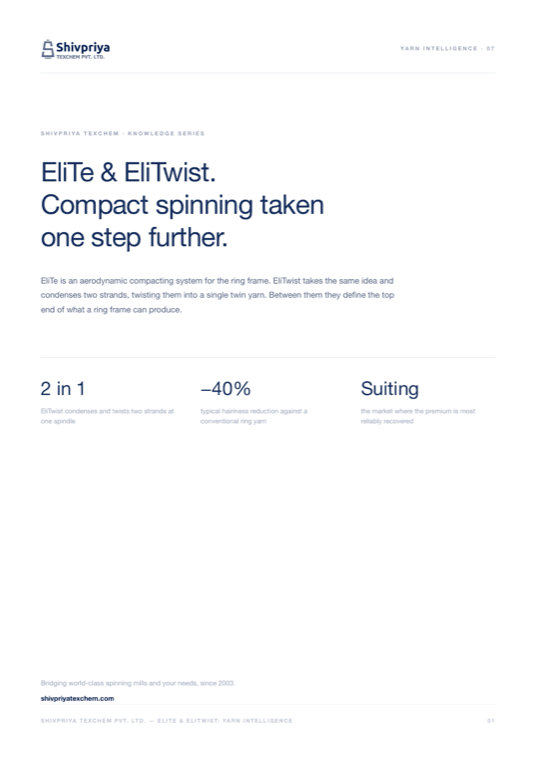 EliTe & EliTwist — Yarn Intelligence 07 cover
