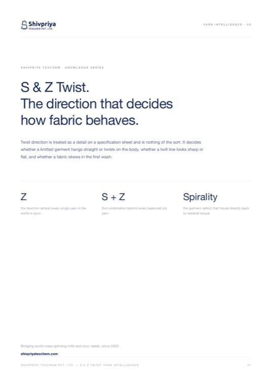 S & Z Twist — Yarn Intelligence 09 cover